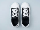 Men's Black Canvas Platform Sneakers