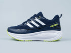 Adidas Navy Lime Chunky Running Sneakers