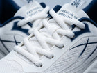 Men's White Navy Rocker-Sole Runners