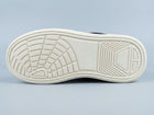 Men's Black Contrast-Stitch Platform Sneakers